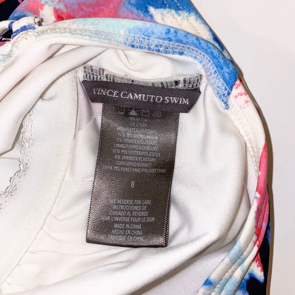 Vince Camuto Santorini Watercolor Swimsuit - Picture 7 of 7